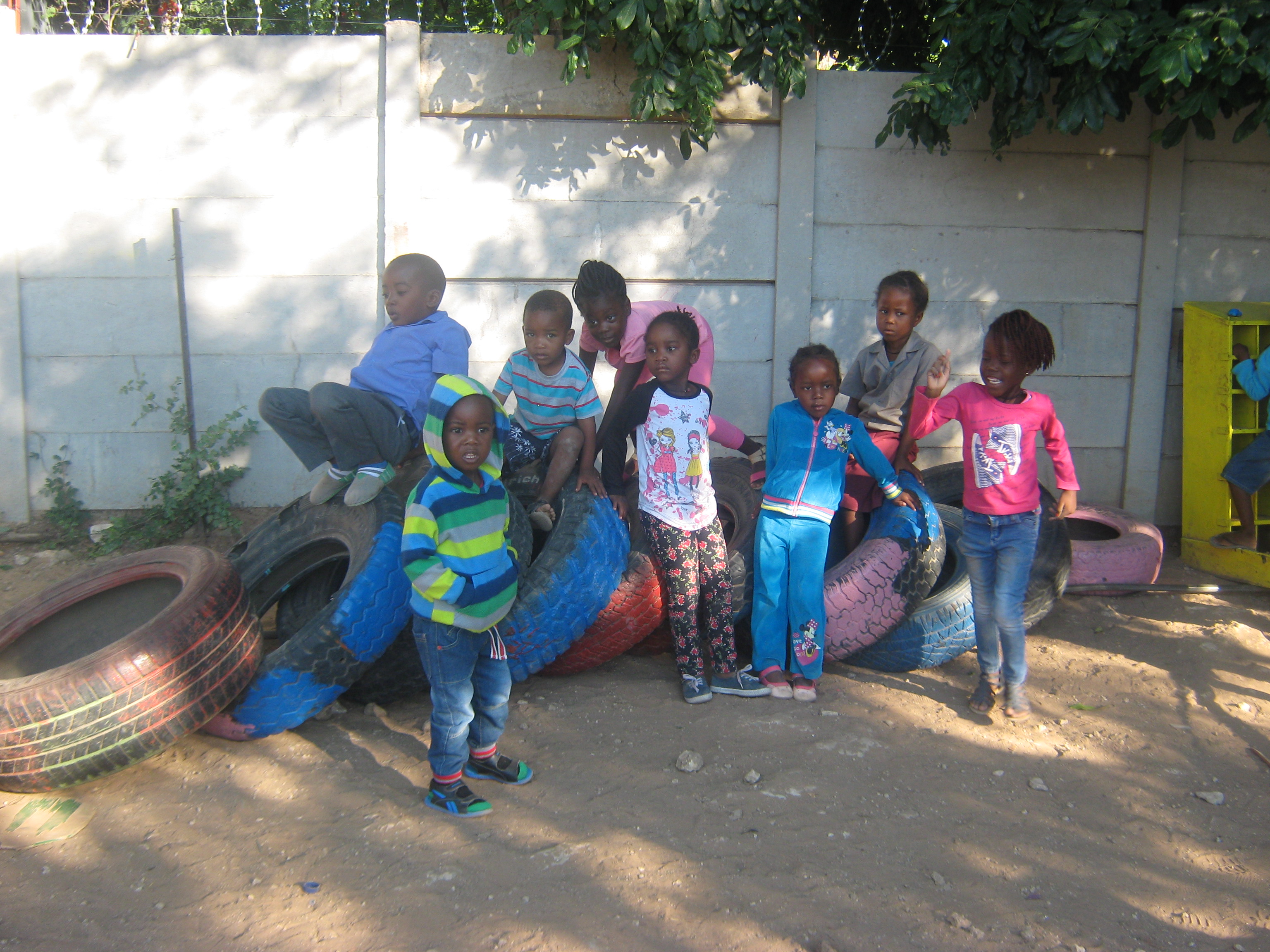 Playgrounds of our first kindergarden